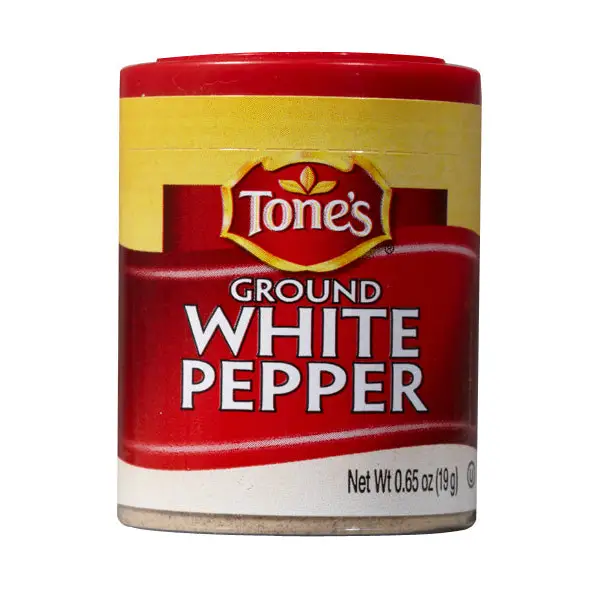 Tone’s White Ground Pepper (Pack of 6) - Spices and Herbs