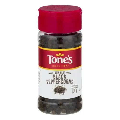 Tone’s Whole Black Pepper 2.13 oz. - Spices and Herbs