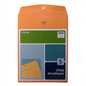 Top Flight Kraft Envelopes Double Prong Clasp Gummed 9’’ x 12’’ 5 Pack