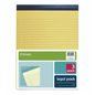 Top Flight Legal Pad 8.5’’ x 11.75’’ 50 Sheets Canary Yellow 3 Pads Per Pack