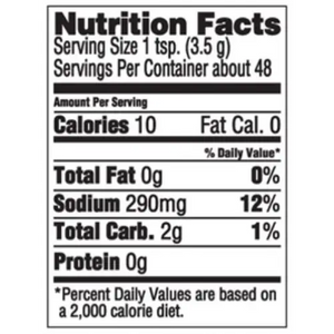 Nutritional Information