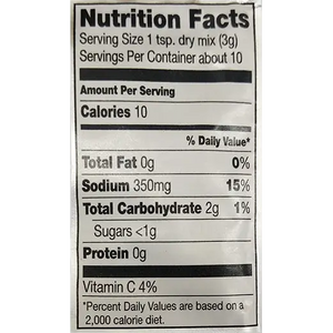 Nutritional Information