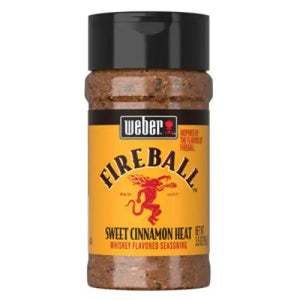 WEBER FIREBALL™️ WHISKEY FLAVORED SEASONING - 3.5 ounce