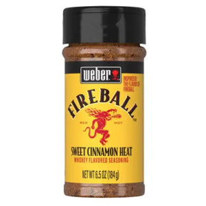 WEBER FIREBALL™️ WHISKEY FLAVORED SEASONING - 6.5 ounce