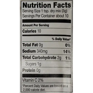 Nutritional Information