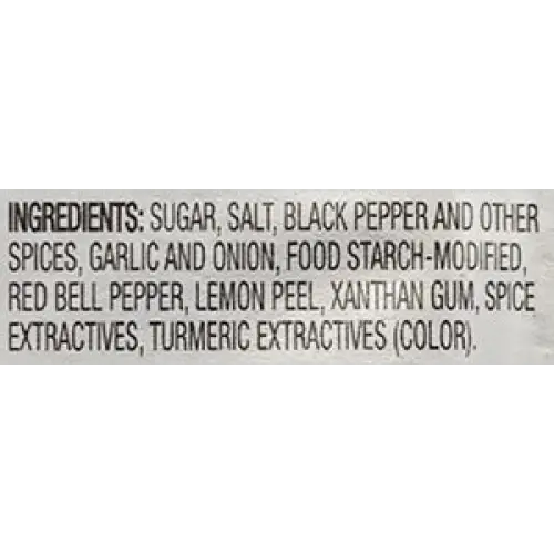 Ingredients