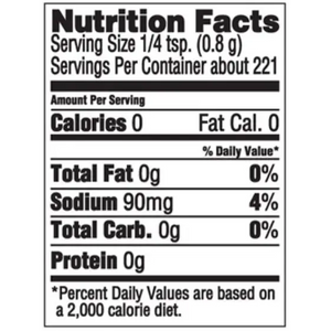 Nutritional Information