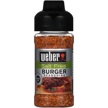 Weber Salt-Free Burger Seasoning 2.75 oz. - Spices and Herbs