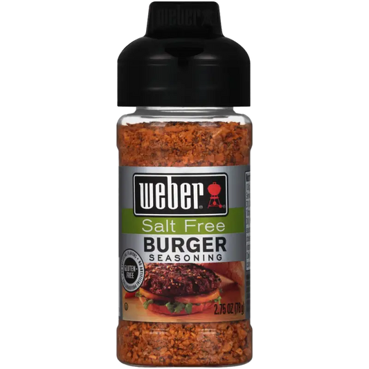 Weber Salt-Free Burger Seasoning 2.75 oz. - Spices and Herbs