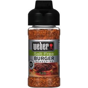 Weber Salt-Free Burger Seasoning 2.75 oz. - Spices and Herbs