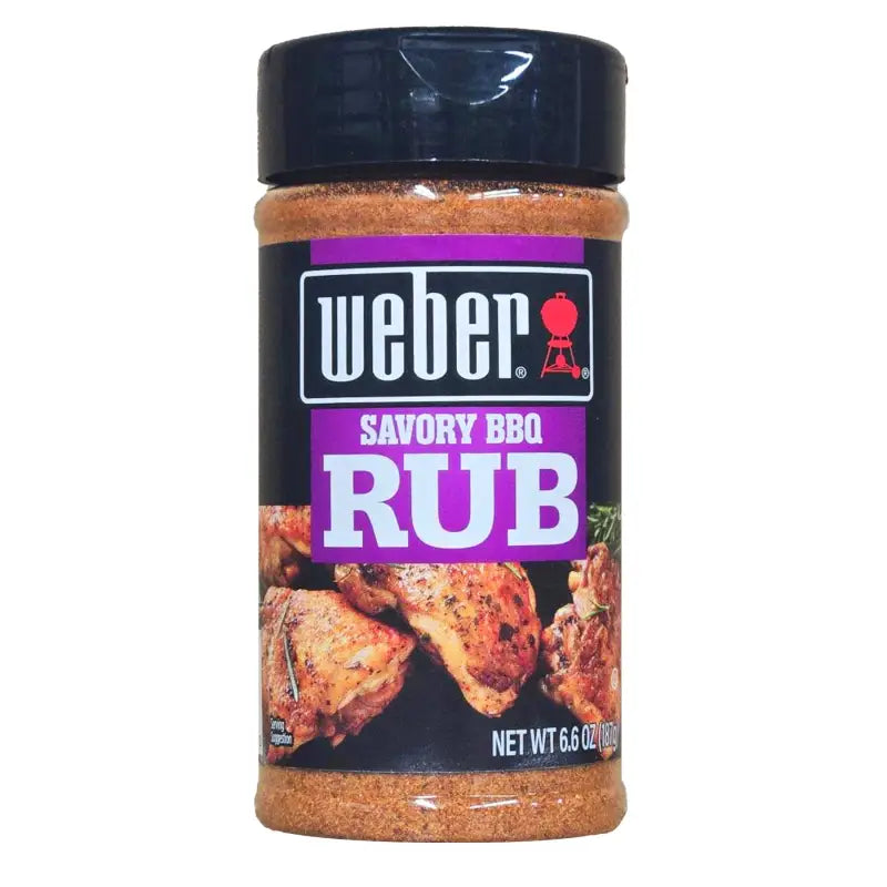 Weber Savory BBQ Dry Rub 6.6 oz. - Spices and Herbs