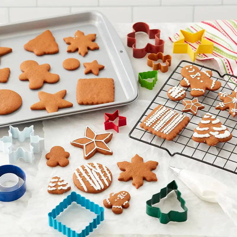 Wilton Happy Holidays Cookie Baking Set 12-Piece Set