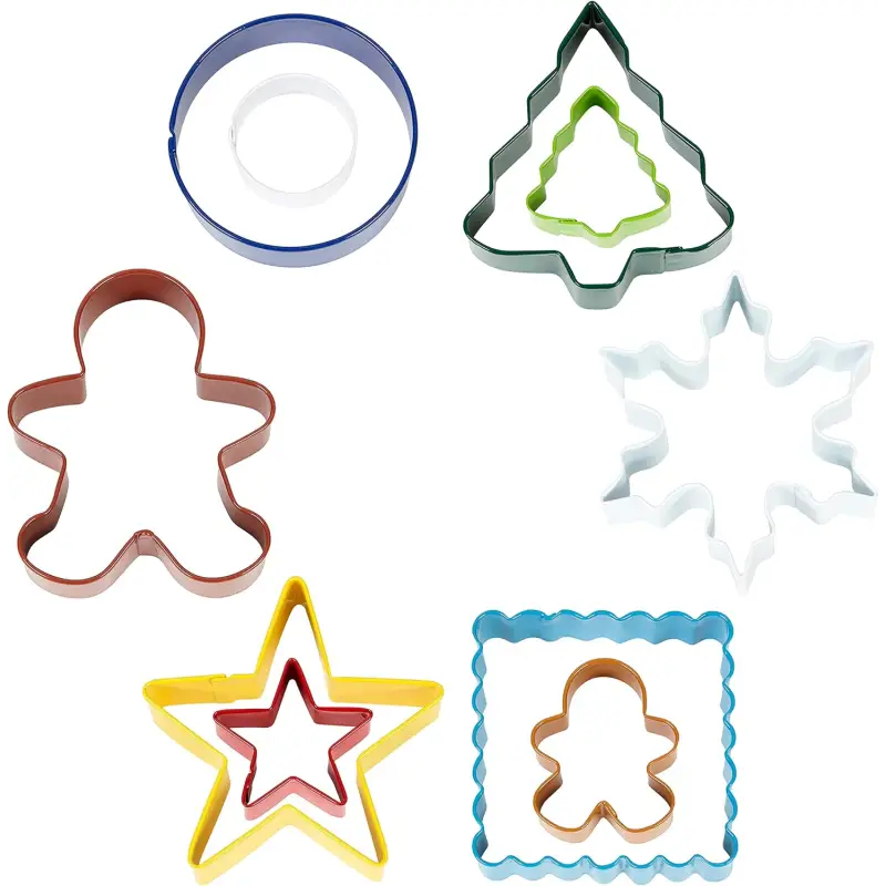 Wilton Happy Holidays Cookie Baking Set 12-Piece Set