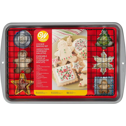 Wilton Happy Holidays Cookie Baking Set 12-Piece Set