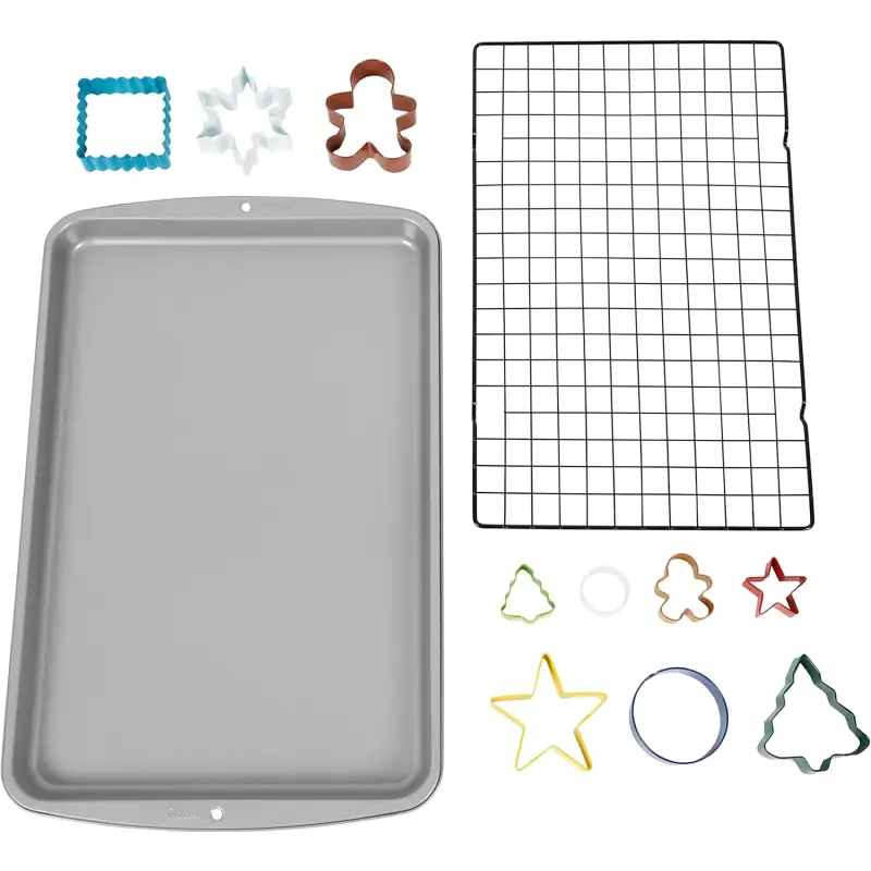 Wilton Happy Holidays Cookie Baking Set 12-Piece Set