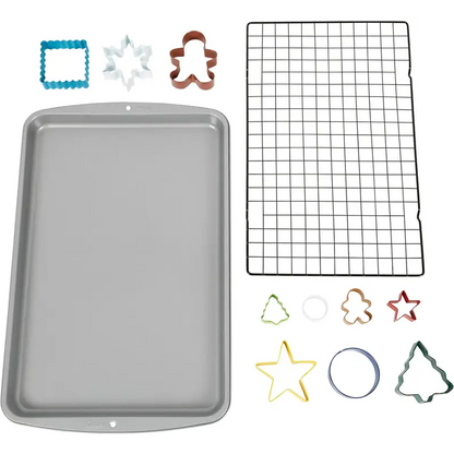 Wilton Happy Holidays Cookie Baking Set 12-Piece Set