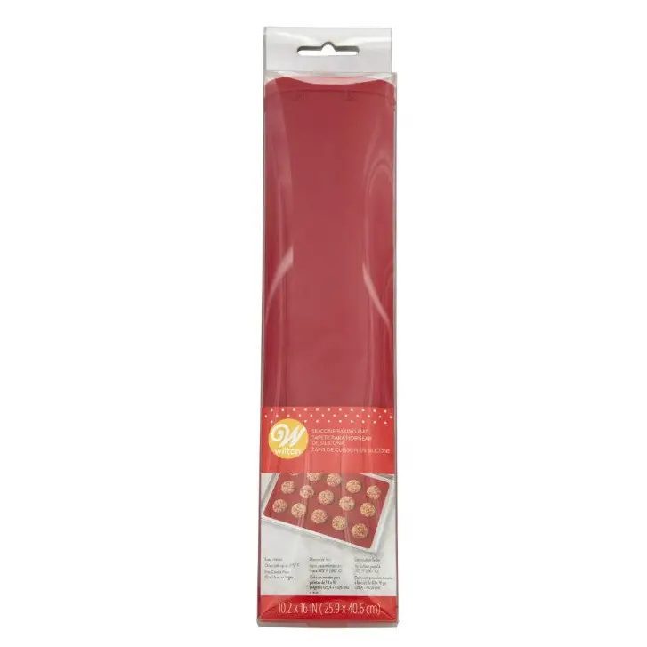 Wilton Red Silicone Baking Mat 10 x 16-Inch