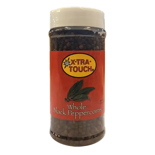 X-TRA TOUCH Whole Black Peppercorn 8 oz.