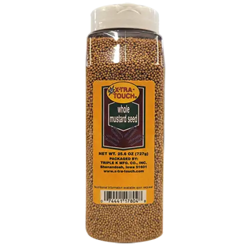 X-TRA TOUCH Whole Mustard Seed 25.6 oz.