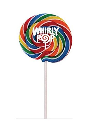 Whirly Pops - Swirled Rainbow Colored Lollipop