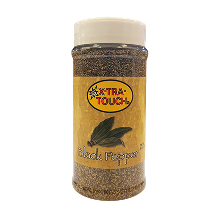 X-TRA TOUCH Black Ground Pepper, 8 oz.