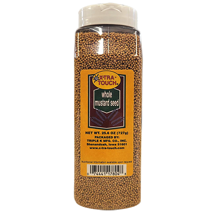 X-TRA TOUCH Whole Mustard Seed, 25.6 oz.