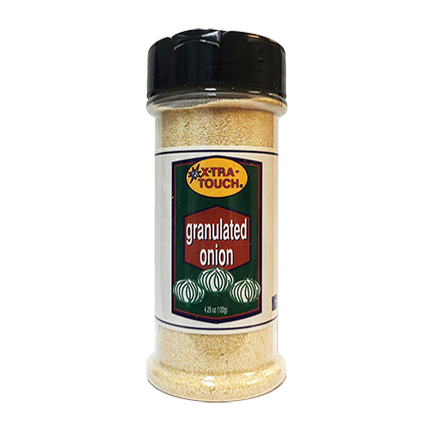 X-TRA TOUCH Granulated Onion, 4.25 oz.