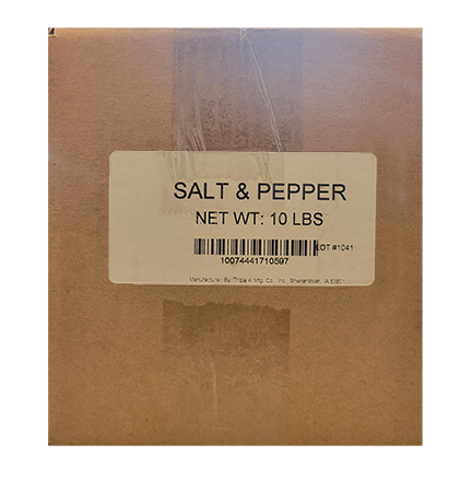 X-TRA TOUCH Bulk Salt & Pepper, 10 lbs.