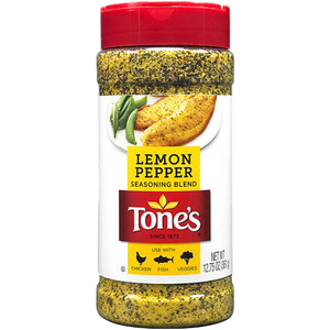 Tone's Lemon Pepper Seasoning Blend, 12.75 oz.