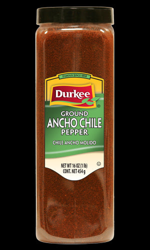 Durkee Ground Ancho Chile Pepper, 16 oz