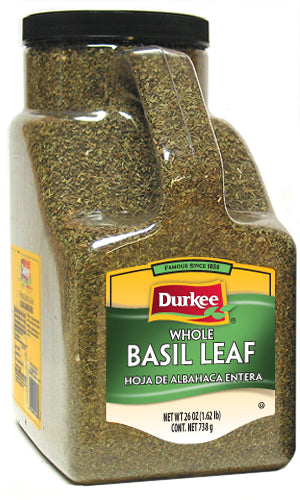 Durkee Whole Basil Leaves, 26 oz