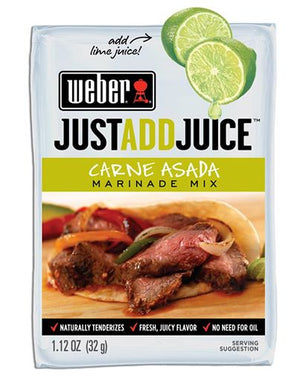 Weber Carne Asada Marinade Mix - Just Add Juice, 1.12 oz