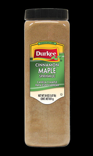 Durkee Cinnamon Maple Sprinkle, 30 oz