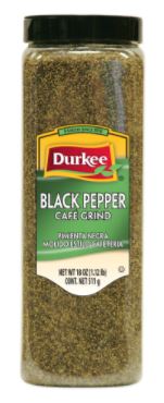 Durkee Cafe Grind Black Pepper, 18 oz.