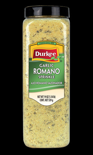 Durkee Garlic Romano Sprinkle, 19 oz.