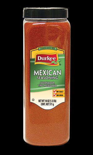 Durkee Mexican Seasoning, Salt Free 18 oz