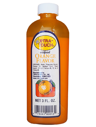 X-TRA TOUCH Orange Flavoring, 3 oz.