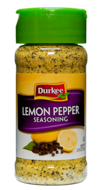 Durkee Pepper & Lemon Season, 2.75 oz.