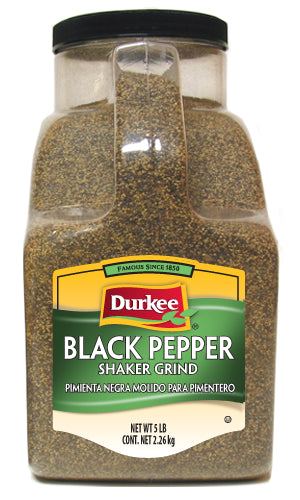 Durkee Pepper, Black Shaker Grind 5 lbs