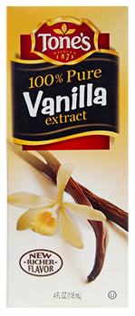 Tone's Vanilla Extract, Pure, 4 oz