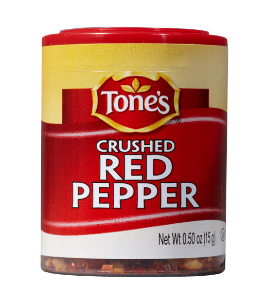 Tone's Crushed Red Pepper, (Pack of 6)