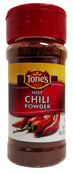 Tone's Hot Chili Powder, 1.86 oz.