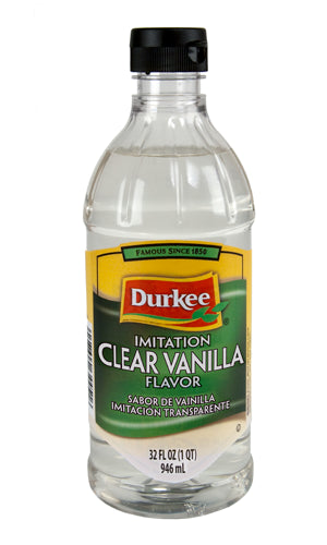 Durkee Vanilla Imitation Clear, 32 oz