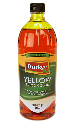 Durkee Yellow Food Color, 32 oz.